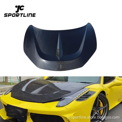 Pre-preg Carbon Fiber Engine Hoods for Ferrari 458 Italia/Speciale 2014-2015